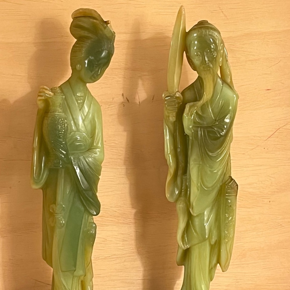 Asian princess and warrior figures.